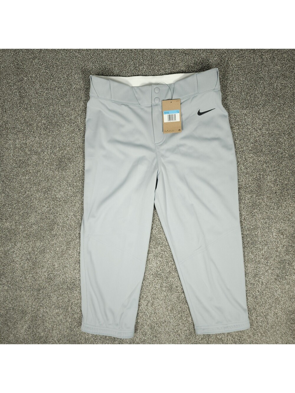 Nike Stock Vapor Select2 Standard Fit Softball Pants Gray DX8178-052 NWT Size M